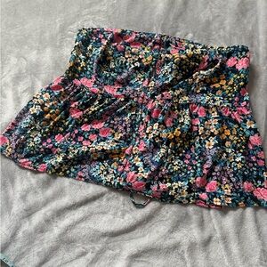 Torrid Floral Print Tube shirt - Multicolor floral